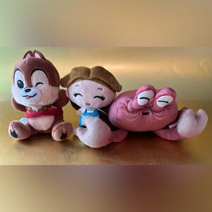 Disney Cute Plush Toy Set - Brown, Pink, Blue